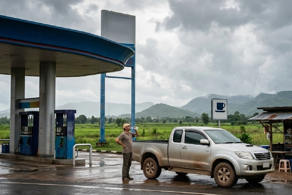 สภาพอากาศและการพักรถ